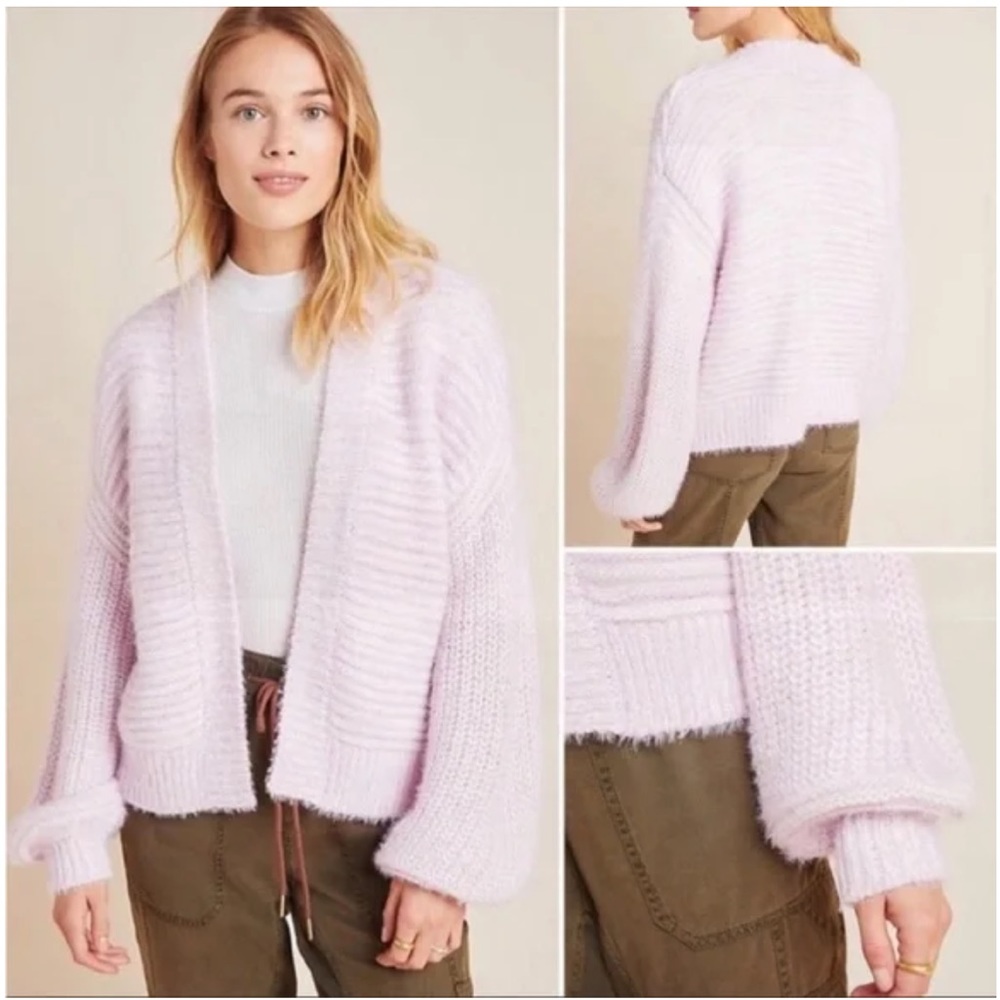 ANTHROPOLOGIE | AKEMI + KIN Tallulah Eyelash Cardigan Sweater Women’s One Size
